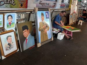 Bukan Sekolah Seni, Pengalaman yang Bikin Pak Diman Cuan dari Lukisan