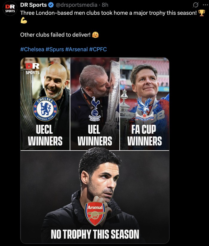 Meme Arsenal Meme Arsenal nirgelar musim ini.