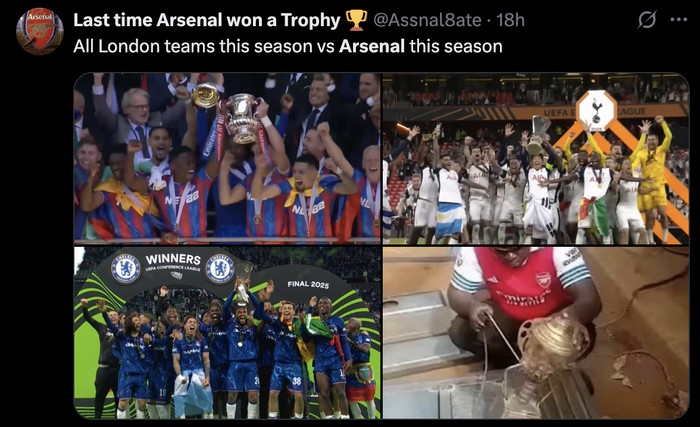 Meme Arsenal Meme Arsenal nirgelar musim ini.