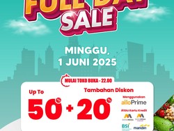 Langsung Merapat! Transmart Full Day Sale Hari Ini Banjir Diskon 50% + 20%