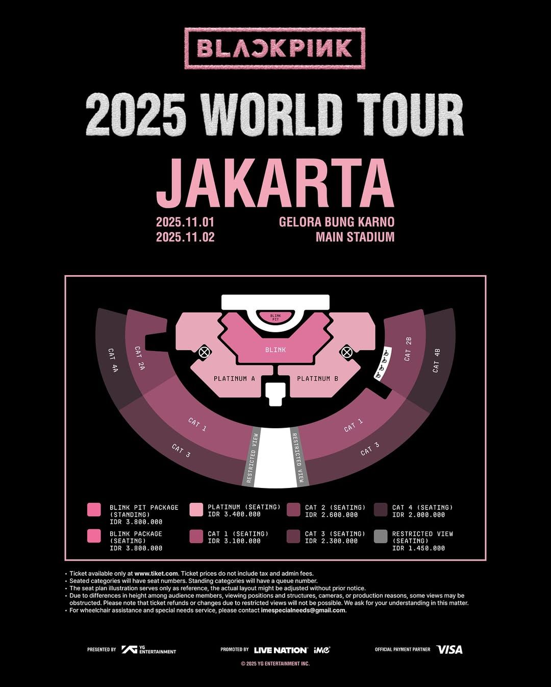 BLACKPINK WORLD TOUR DEADLINE IN JAKARTA