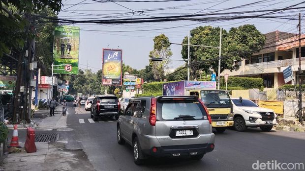 Lalu lintas di Bandung arah Lembang pada Sabtu (31/5/2025).