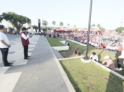 Mensos Bacakan Puisi Lansia Bahagia, Indonesia Sejahtera di Hari Lansia