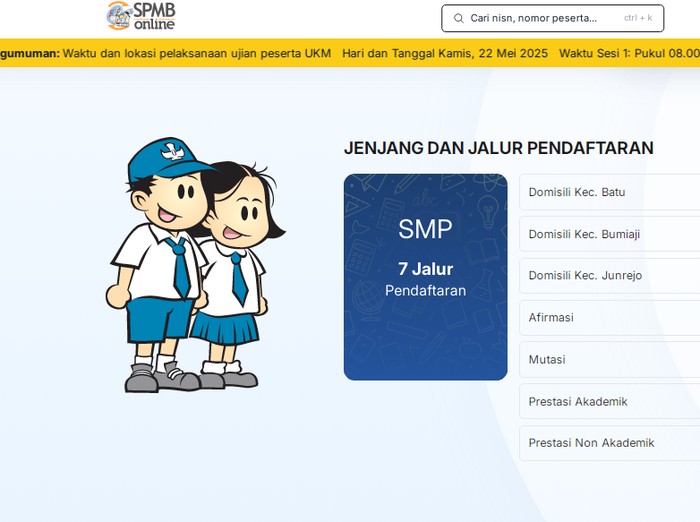 SPMB Sekolah Menengah Pertama di Kota Batu Portal SPMB Sekolah Menengah Pertama di Kota Batu
