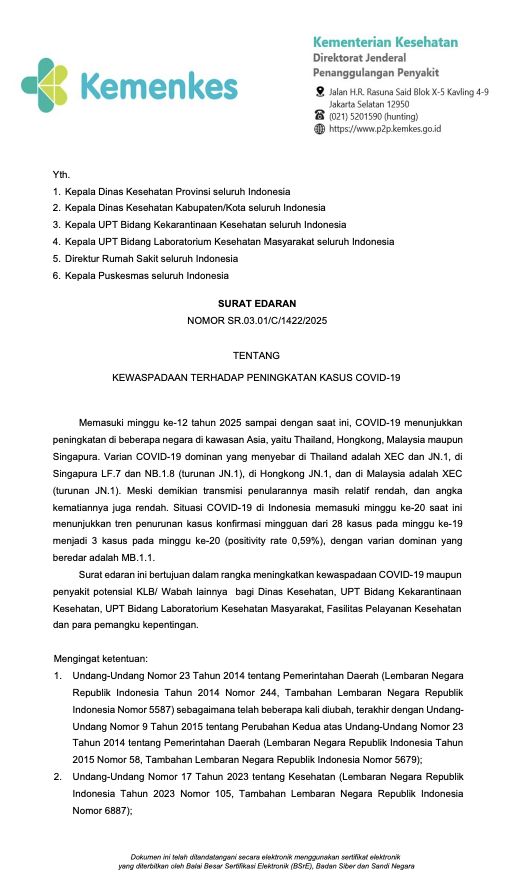 himbauan COVID-19