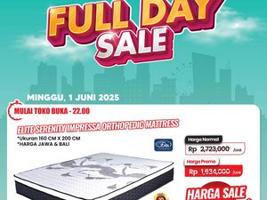 Murah Banget! Beli Kasur Empuk di Transmart Full Day Sale Bisa Hemat Rp 1 Jutaan Murah Banget! Beli Kasur Empuk di Transmart Full Day Sale Bisa Hemat Rp 1 Jutaan