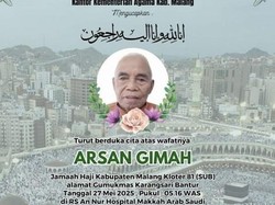 Jemaah Haji Asal Malang Meninggal di Makkah