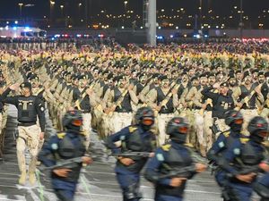 Pemerintah Kerajaan Arab Saudi Gelar Apel Pengamanan Haji Pemerintah Kerajaan Arab Saudi Gelar Apel Pengamanan Haji