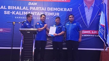 Bambang Soepriyadi Dilantik Sebagai Plt Ketua DPD Demokrat Kaltim Menggantikan Irwan Fecho