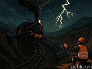 Malam Mencekam di Jalur Kereta Api Selatan Jawa Barat Malam Mencekam di Jalur Kereta Api Selatan Jawa Barat
