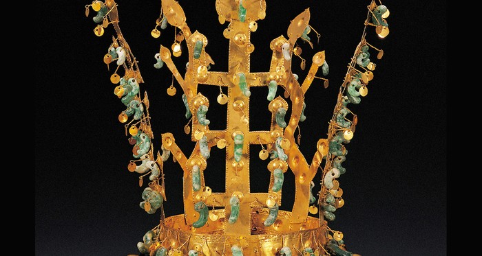 Mahkota perunggu berlapis emas dari Kerajaan Silla yang didapatkan di Korea Selatan sukses diidentifikasi Mahkota perunggu berlapis emas dari Kerajaan Silla yang didapatkan di Korea Selatan sukses diidentifikasi