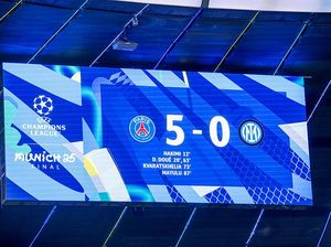 PSG Hajar Inter 5-0, Ukir Kemenangan Terbesar di Final Liga Champions