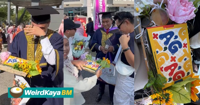 Bukan Bunga, Wisudawan Ini Dapat Buket Ayam Gepuk! Bukan Bunga, Wisudawan Ini Dapat Buket Ayam Gepuk!