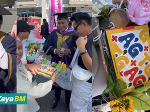 Bukan Bunga, Wisudawan Ini Dapat Buket Ayam Gepuk! Bukan Bunga, Wisudawan Ini Dapat Buket Ayam Gepuk!