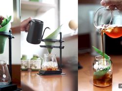Uniknya Kopi yang Diseduh Pakai Dripper Daun Bambu Uniknya Kopi yang Diseduh Pakai Dripper Daun Bambu