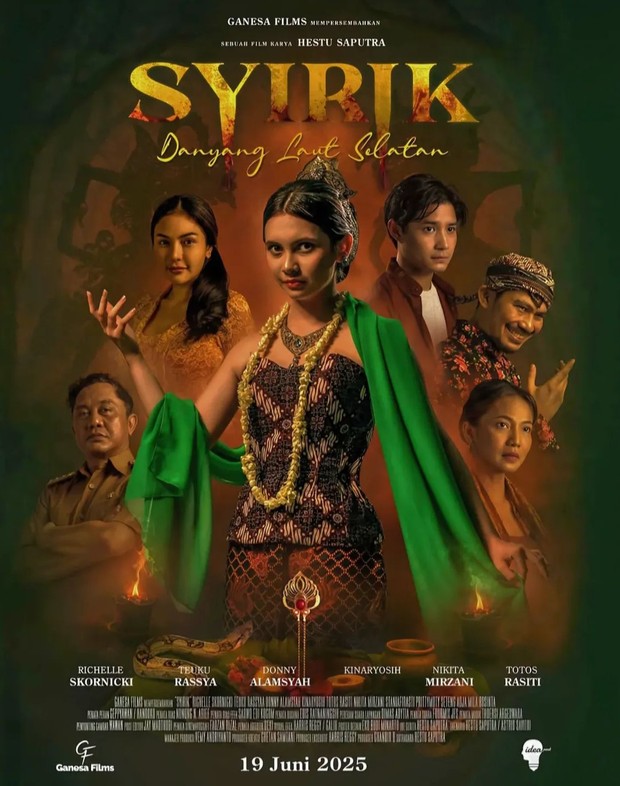 Film bioskop Syirik (Danyang Ratu Laut Selatan)/Foto: Ganesa Films