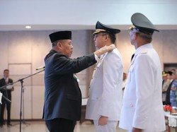 Gubernur Babel Lantik Bupati Bangka Barat dan Wakilnya