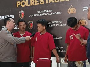 Begal Berparang yang Bacok Marbot Masjid di Palembang Ditangkap Begal Berparang yang Bacok Marbot Masjid di Palembang Ditangkap