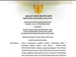 Muba Resmi Naikkan Status Darurat Asap Akibat Karhutla