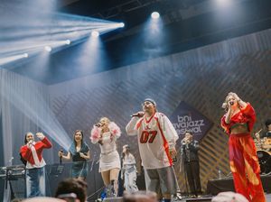 Farrel Hilal-Sisca Saras Jadiin BNI Java Jazz Festival 2025 Panggung Nostalgia Farrel Hilal-Sisca Saras Jadiin BNI Java Jazz Festival 2025 Panggung Nostalgia