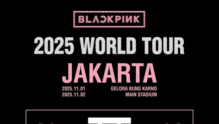BLACKPINK World Tour Jakarta 2025. (Instagram @ime_indonesia) BLACKPINK World Tour Jakarta 2025. (Instagram @ime_indonesia)