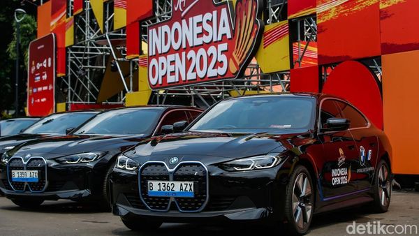 Deretan Mobil Listrik Mewah Mejeng di Indonesia Open 2025