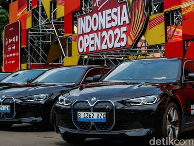 Deretan Mobil Listrik Mewah Mejeng di Indonesia Open 2025