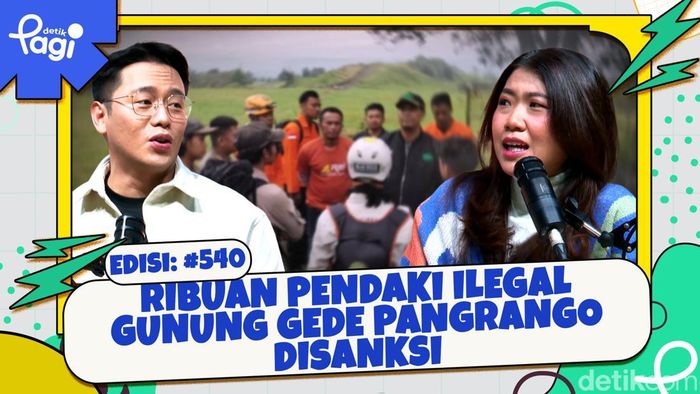 Ribuan Pendaki Ilegal Gunung Gede Pangrango Disanksi