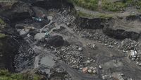 Penampakan Tambang Pasir di Kaki Gunung Galunggung