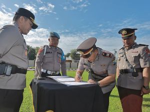 Pesan Kapolres Blitar Saat Sertijab Kasat hingga Kapolsek Pesan Kapolres Blitar Saat Sertijab Kasat hingga Kapolsek