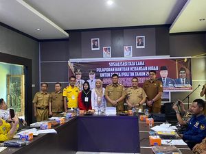 Sekda Banyuasin Sosialisasikan Tata Cara Pelaporan Hibah Parpol