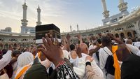 Suasana Masjidil Haram Jelang Puncak Haji