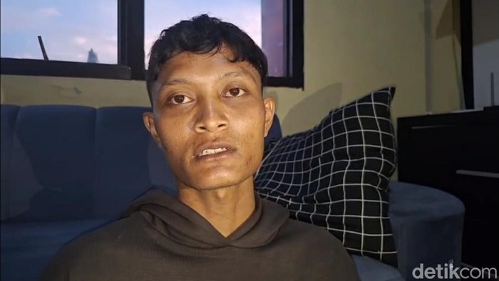 Tampang Wantio, pelaku pembunuhan Santi, di saat dibekuk Polres Brebes sehabis sempat buron, Selasa (3/6/2025). Tampang Wantio, pelaku pembunuhan Santi, di saat dibekuk Polres Brebes sehabis sempat buron, Selasa (3/6/2025).
