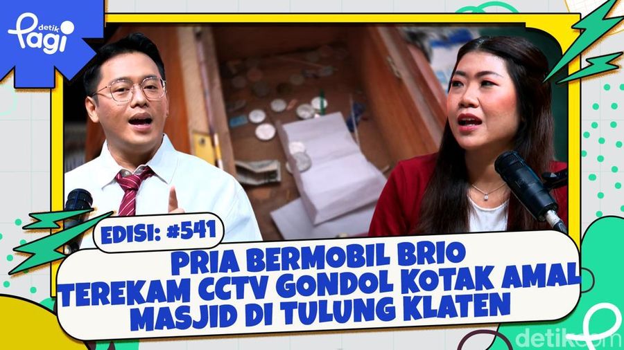 Pria Bermobil Brio Terekam CCTV Gondol Kotak Amal Masjid di Tulung Klaten