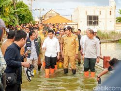 Pesan Plt Gubernur Jatim Saat Sidak Banjir-Infrastruktur di Lamongan