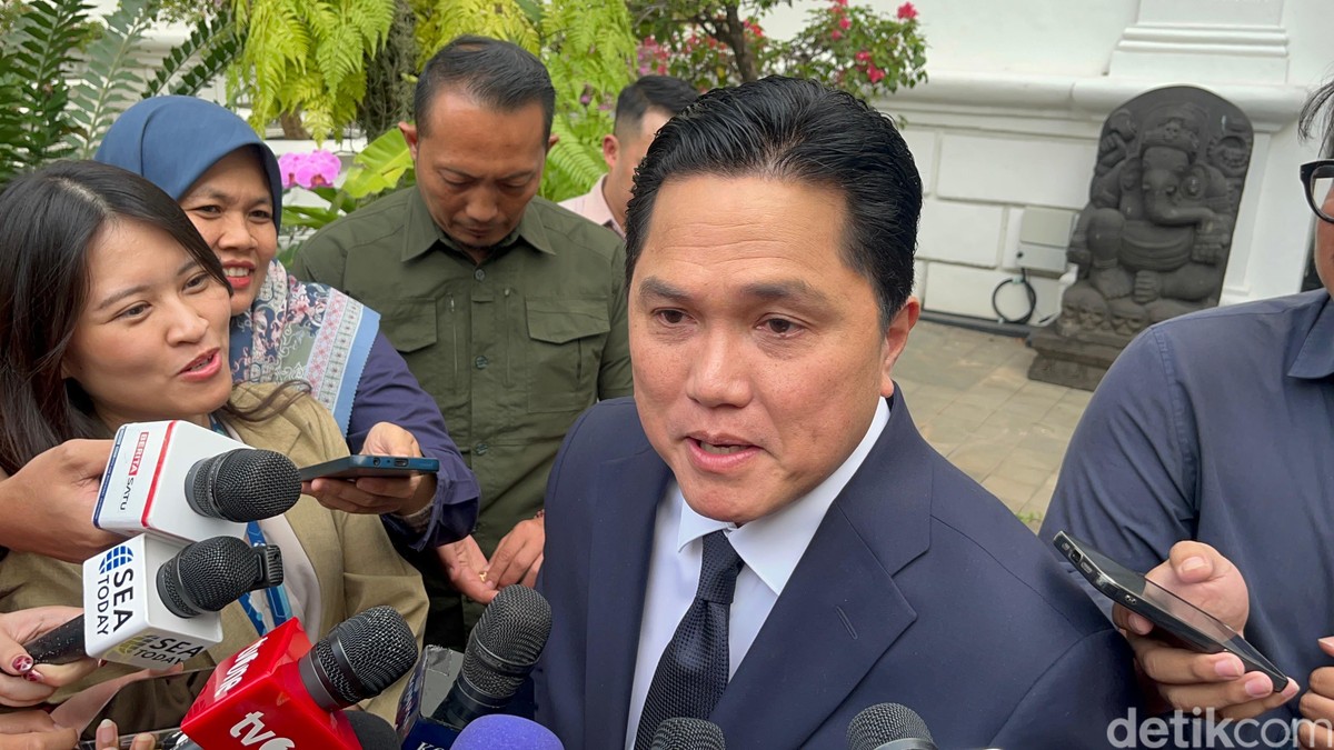 Ketum PSSI Erick Thohir (Eva Savitri/detikcom)