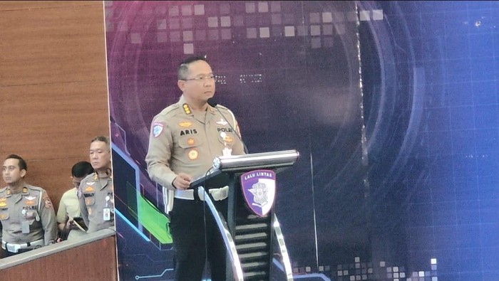 Kabag Ops Korlantas Polisi Republik Indonesia Komisaris Besar Aris Syahbudin (Taufik/detikcom)