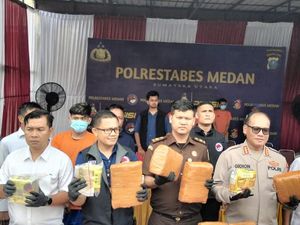 Polrestabes Medan Bongkar 3 Kasus Narkoba, 35 Kg Sabu-31 Kg Ganja Disita