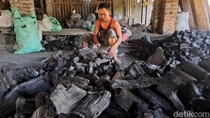 Melihat Produksi Arang Tradisional di Jombang Jelang Idul Adha
