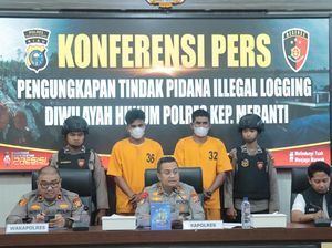 Nahkoda dan ABK Kapal Pembawa Kayu Ilegal di Meranti Riau Jadi Tersangka Nahkoda dan ABK Kapal Pembawa Kayu Ilegal di Meranti Riau Jadi Tersangka