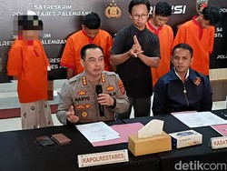 Komplotan Pemeras Berkedok Open BO via MiChat di Palembang Diringkus Polisi
