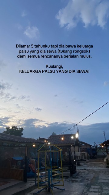 Kisah Lamaran Viral, Terbongkar Calon Suami Bawa Keluarga Sewaan