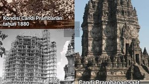 Before-After Reruntuhan Bersejarah, Ada Hiroshima-Borobudur
