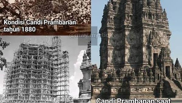 Before-After Reruntuhan Bersejarah, Ada Hiroshima-Borobudur