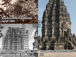 Before-After Reruntuhan Bersejarah, Ada Hiroshima-Borobudur