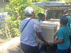Jenazah PMI Asal Jembrana yang Meninggal di Kazakhstan Tiba di Bali Jenazah PMI Asal Jembrana yang Meninggal di Kazakhstan Tiba di Bali