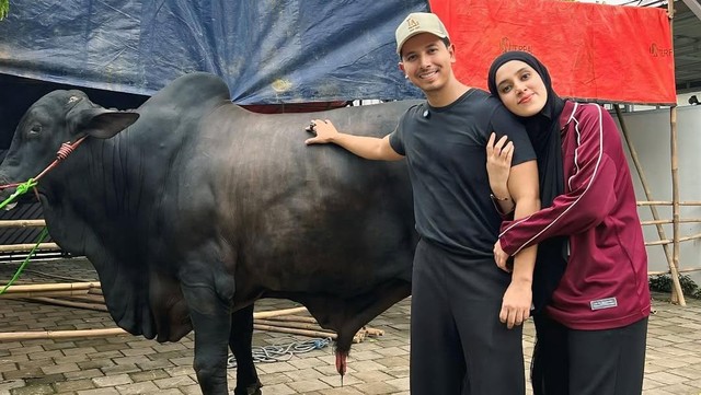 Berita Viral Selebriti dari InsertLive : Kaki Fairuz A Rafiq Memar Usai Terinjak Sapi Kurban 1 Ton Pemberian Raffi Ahmad