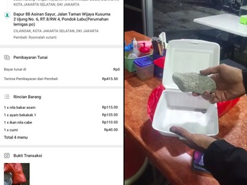Ojol Tertipu Order Fiktif: Makanan Batu, Apes!