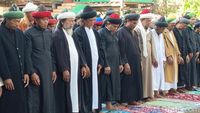 Potret Jemaah An-Nadzir Salat Idul Adha 2025 di Kampung Mawang Gowa