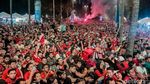 Ole Romeny Cetak Gol, Suporter Histeris Nobar di GBK